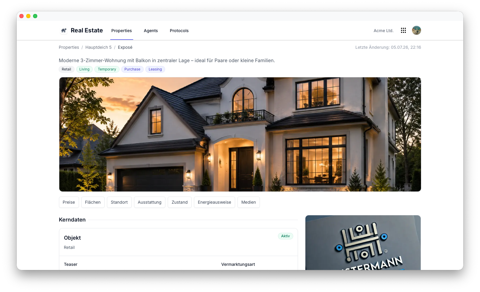Property Page
