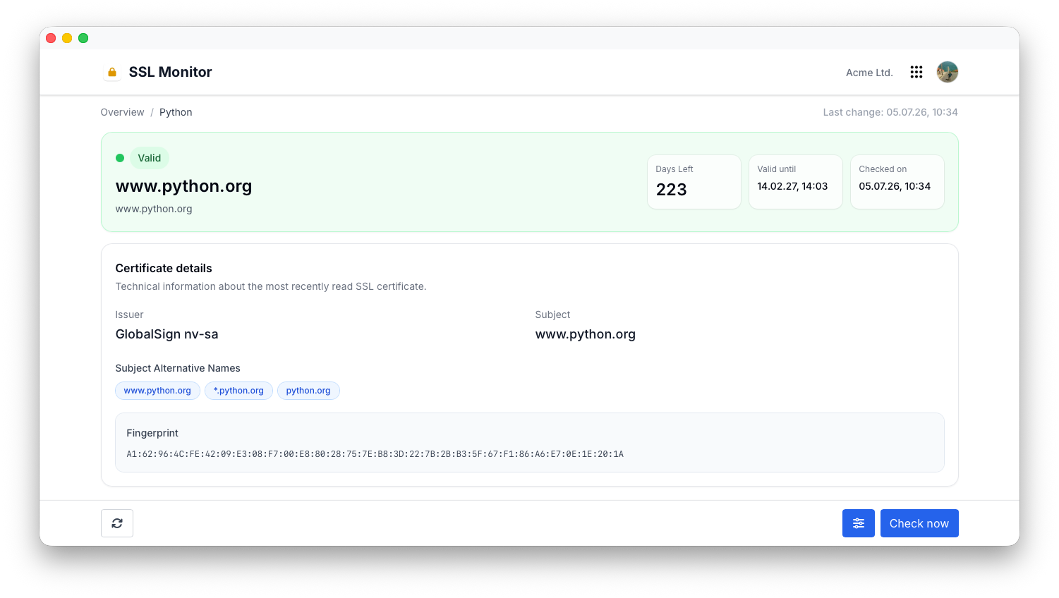 Domain Overview