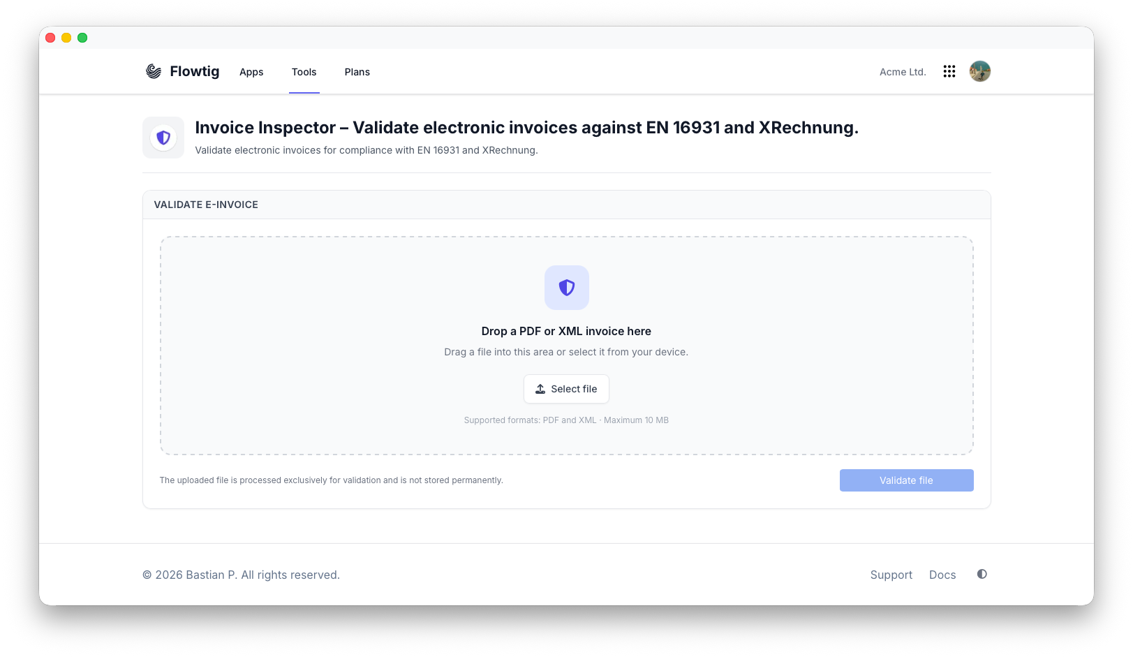 Invoice Inspector Overview
